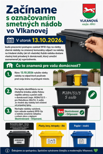 Infoleták k začiatku čipovania smetných nádob 1 Infoleták k začiatku čipovania smetných nádob 1
